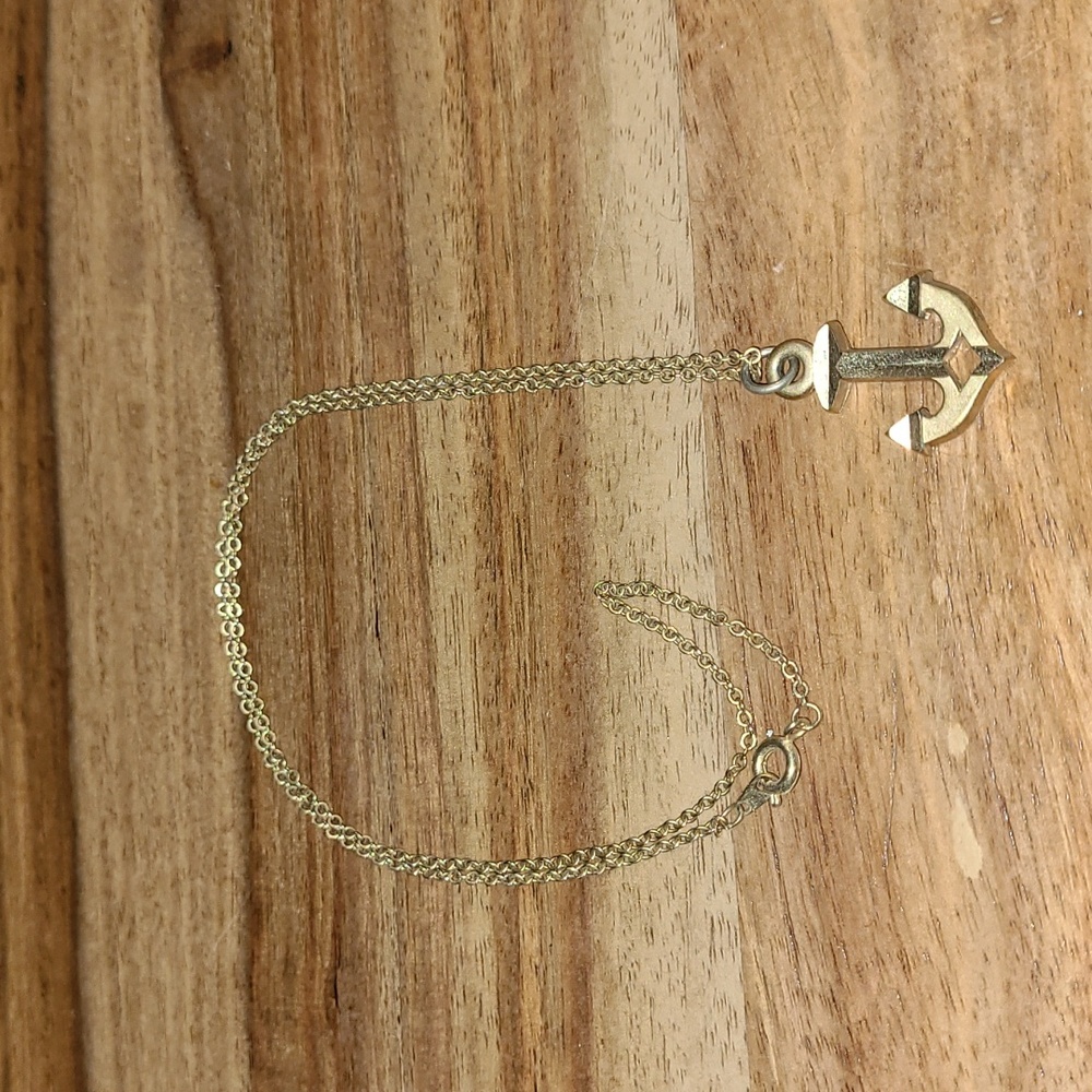 Anchor Gold Necklace